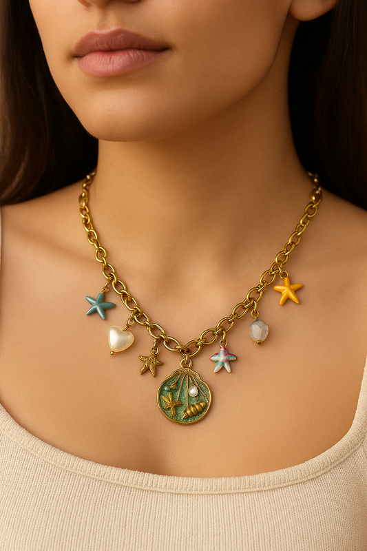Beach Bliss Charm Necklace