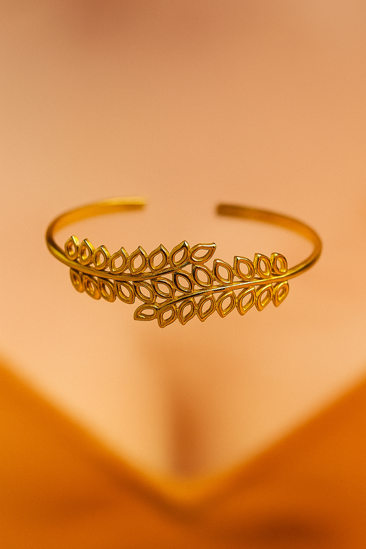 Golden Leaf Bracelet